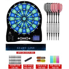 다트보드 LED 게임 다트판 실내 보드게임 파티 술집, B. 블루 WINMAX, 1개