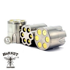 BALI HoRNET 左輪式三層研磨器 52mm 碎煙器 420研磨器 實用便攜, 1個, Bullet研磨器-52mm