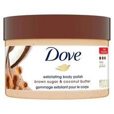 호주 도브 Dove Exfoliating Body Polish 브라운 슈가 & 코코넛 버터 엑스폴리에이팅 바디 폴리쉬, 5개