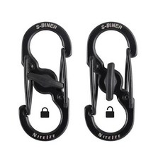 NITE IZE S-Biner MicroLock 迷你帶鎖S型扣環, 1個