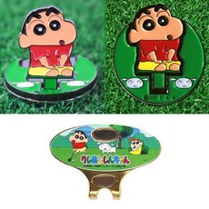 藍鯨高爾夫 蠟筆小新 帽夾 MARK #W09FUM0183, 1個