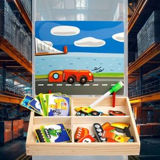 바이클놀이 마그넷 퍼즐 오감발달 원목교구 그림맞추기 도형퍼즐 블록장난감 감각발달