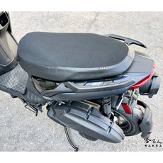 Yamaha AUGUR 專用 全3D網眼透氣機車隔熱坐墊套 黑色, 1個, 皮革 3D 立體網眼椅墊套