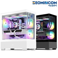 서민컴퓨터 윈도우 포함 조립컴퓨터 풀세트 조립PC 게이밍PC 게임용 컴퓨터 본체 롤 오버워치 피파 배그 배틀그라운드 펠월드 디아블로 데스크탑 고사양PC, 윈도우 11 홈, 500GB, 16GB, 지포스 RTX 5060, CF12 블랙