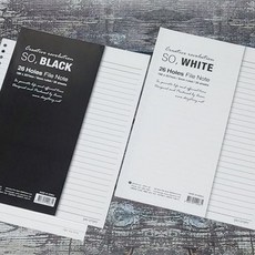 Z55 데이스토리 B5 30매 26공바인더 리필 속지 내지 1권 문구반점 코