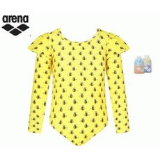 아레나 여아동 긴팔 레저 원피스 수영복(끈주머니증정) 8182525