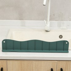 채진스토어 싱크대 물막이 그린 씽크대물튀김방지