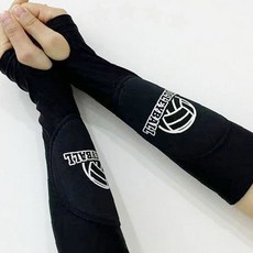 보호 훈련 긴팔 스포츠 충격 팔꿈치 손목 블랙 흡수 배구용품 슬리브, 1개, 상세페이지 참조