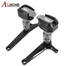 오토바이 CNC 낙하 보호 프레임 슬라이더 페어링 가드 크래시 패드 보호대 RC390 RC 390 2014-2024 에 적합, 01 Titanium
