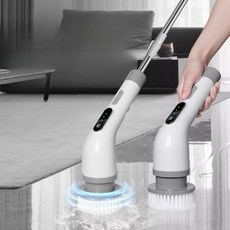 다기능 무선 전동 청소 브러시 주방 욕실용 핸디청소기, 단일 모델, 그레이