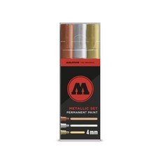 MOLOTOW 麥克筆金屬色套組 4mm 永久性顏料, 1個