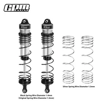 GPM 알루. ARRMA 1/8 MOJAVE 4X4 4S BLX 132MM/144MM용 합금 전면/후면 충격 흡수 장치 댐퍼, 05 Silver Rear 2pcs