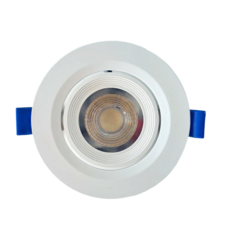 포커스 LED 다운라이트 (3인치) 주광색 5W 회전형 COB 타공 80mm, 1개