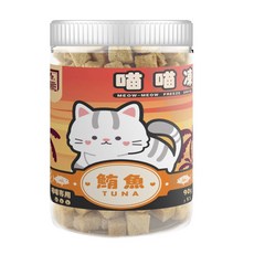 Mr. 凍乾 喵喵凍 貓咪凍乾 鮪魚口味 90g 寵物零食, 1個, 鮪魚90g