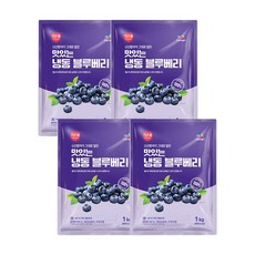 프레시웨이 이츠웰 냉동블루베리1Kg x 4개