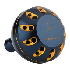 GOMEXUS Shimano Stella SW 6000-18000과 호환되는 파워 노브 다이렉트 핏 45mm 162471, 블루 골드