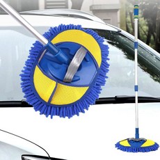 청소용품 차량전용 원형극세사 밀대걸레
