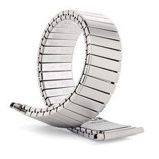 Speidel 16-21mm 스퀴즈 엔드 스테인리스 스틸 남성용 확장 시계 밴드 137494