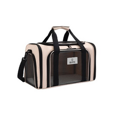 꿀하루펫 강아지 고양이 이동장, 1개, 핑크 1개, 핑크