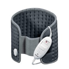 beurer德國博依 HK 49腰腹專用電熱敷墊，三段溫控，親膚舒適，快速加熱，安全自動關機, 灰色 送原廠專用洗衣袋