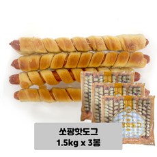 쿠즈락 쏘팡핫도그, 3개, 1.5kg