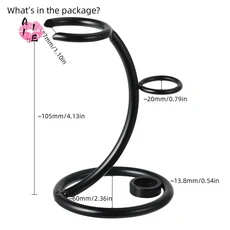 쿠쿠스토어 A11E-1 Pcs 2 In1 남성 면도 홀더 곡선 브러쉬 수동 스탠드 액세서리, 01 Black