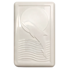 暗式嵌入長方型鳥聲開關電鈴 簡約時尚居家必備, 1個