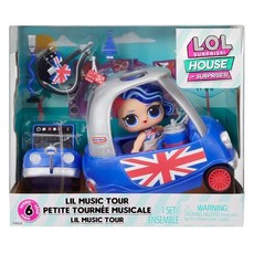 L.O.L Surprise 驚喜家居設施 S2 全新正版公司貨 娃娃屋配件 兒童玩具, 1個, 搖滾旅行車