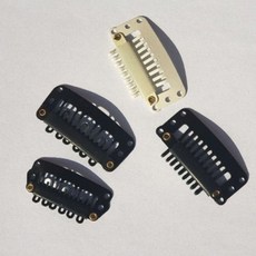 빗살핀 똑딱이핀, 30개, 블랙물결