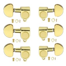 金色吉他弦鈕(90度角一套) 全封閉弦鈕 民謠吉他 木吉他 電吉他弦鈕 吉他弦, 1個
