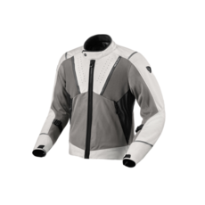 REV'IT! 機車騎士防摔透氣夾克，夏季騎行透氣防摔首選, 灰紅