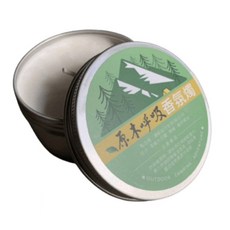 野道家 原木呼吸香氛蠟燭，天然精油，清新舒緩，居家香氛，淨化空氣, 1個, 90ml, 清爽香氣