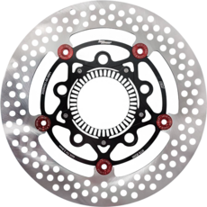 獅子王 LNS 浮動碟盤 RTS 260mm 紅扣，機車改裝碟盤，提升制動性能, 1個