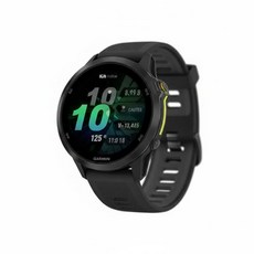가민 러닝 GPS 스마트워치 포러너 970, 블랙 + 엠프엘로우, 3.54cm, GPS + 블루투스