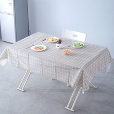 차박준비물 감성캠핑테이블보 방수테이블보, 그린