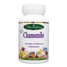 Paradise Herbs 洋甘菊素食膠囊, 60顆, 1罐