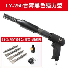 雷亞19針氣動除銹機 除銹器船用針式沖擊除銹槍氣鏟氣錘除銹工具, 250臺灣黑色強力型+鏟尖+彈簧+調, 1個