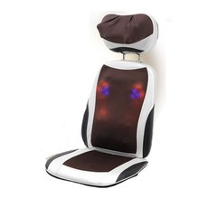 【imini】天王級溫感開背按摩墊，中秋節限時特惠，台灣現貨快速出貨，舒緩背部肌肉，促進血液循環, 白色, 1個