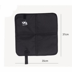 휴대용 접이식 캠핑 매트 방습 시트 쿠션 방수 미끄럼 방지 비치, 2. Black