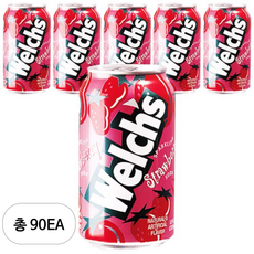 웰치스 스트로베리 소다, 355ml, 90개