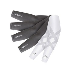K2 Safety K2涼感袖套 基本款 2組+藍色螞蟻X型袖套 1組, K2木炭2個+藍蟻白1個