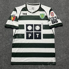 레트로 클래식 스포르팅 호날두 축구 유니폼 저지 단체복 축구복 반티