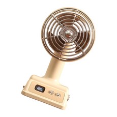 조용한 작동과 100풍압 조절이 가능한 소형 책상 선풍기 홈 오피스 룸과 호환되는 각도 조절식 공기 순환기 선풍기, 오프화이트1, 1개, 이미지를 참조해 주십시오