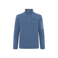 아이더 EIDER PERFORMANCE 퍼포먼스 남성 스퀘어 플리스 짚업 티셔츠_SMOKEY BLUE 581338