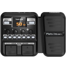 Flatsons KMF-1 77가지 이펙트 멀티 이펙트 기타 페달 18앰프·18캐비넷·루퍼·드럼·튜너 올인원