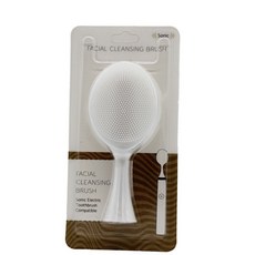 適配小羽刷 HX2系列 一機兩用 飛利浦 矽膠軟毛潔面刷 洗臉神器 潔面按摩刷頭 電動牙刷 PHILIPS, 1個, 【白】飛利浦潔面刷HX2小羽刷系列