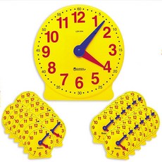 (러닝리소스)LER2102 모형시계학급세트, 1개
