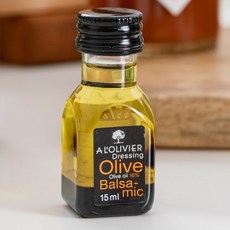 미니 발사믹 올리브 오일 소스 15ml X30개 소량 포션 오일 알올리비에, 30개