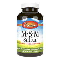 칼슨랩스 MSM 설퍼 1000mg 베지테리안 캡슐, 300정, 1개