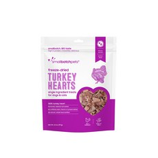 [공식] 스몰배치 강아지 동결건조간식 터키 하트 3.5oz(99g), 99g, 1개